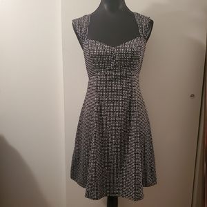 Victoria's Secret | Black Hearts Fit-and-Flare Cut-out Dress